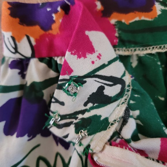 Vera Neumann Vivid Floral Long Skirt - Picture 11 of 14